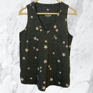 🌸V-neck Starry Tank Top